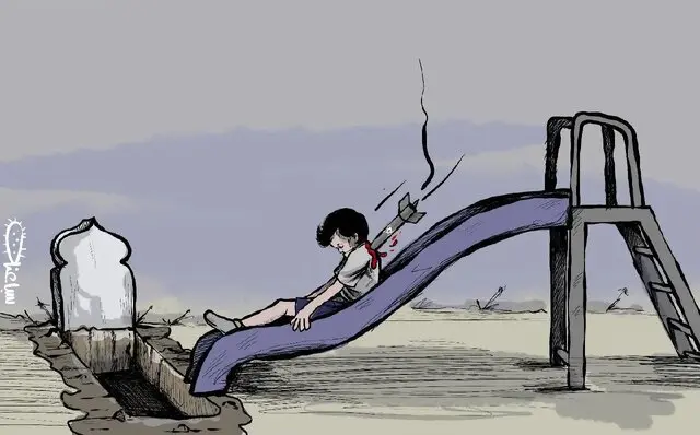 کاریکاتورهایی به قدرت اسلحه بر شقیقه صهیونیست‌ها+تصویر