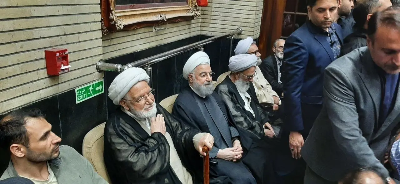 حضور پزشکیان و جمعی از چهرههای سیاسی در مراسم ختم احمد ناطق نوری + تصاویر