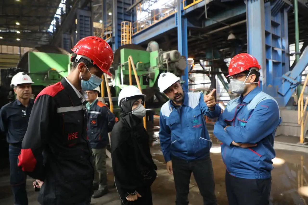 بازدید معاون توسعه سرمایه های انسانی فولاد سنگان و تأکید بر تقویت همافزایی سازمانی