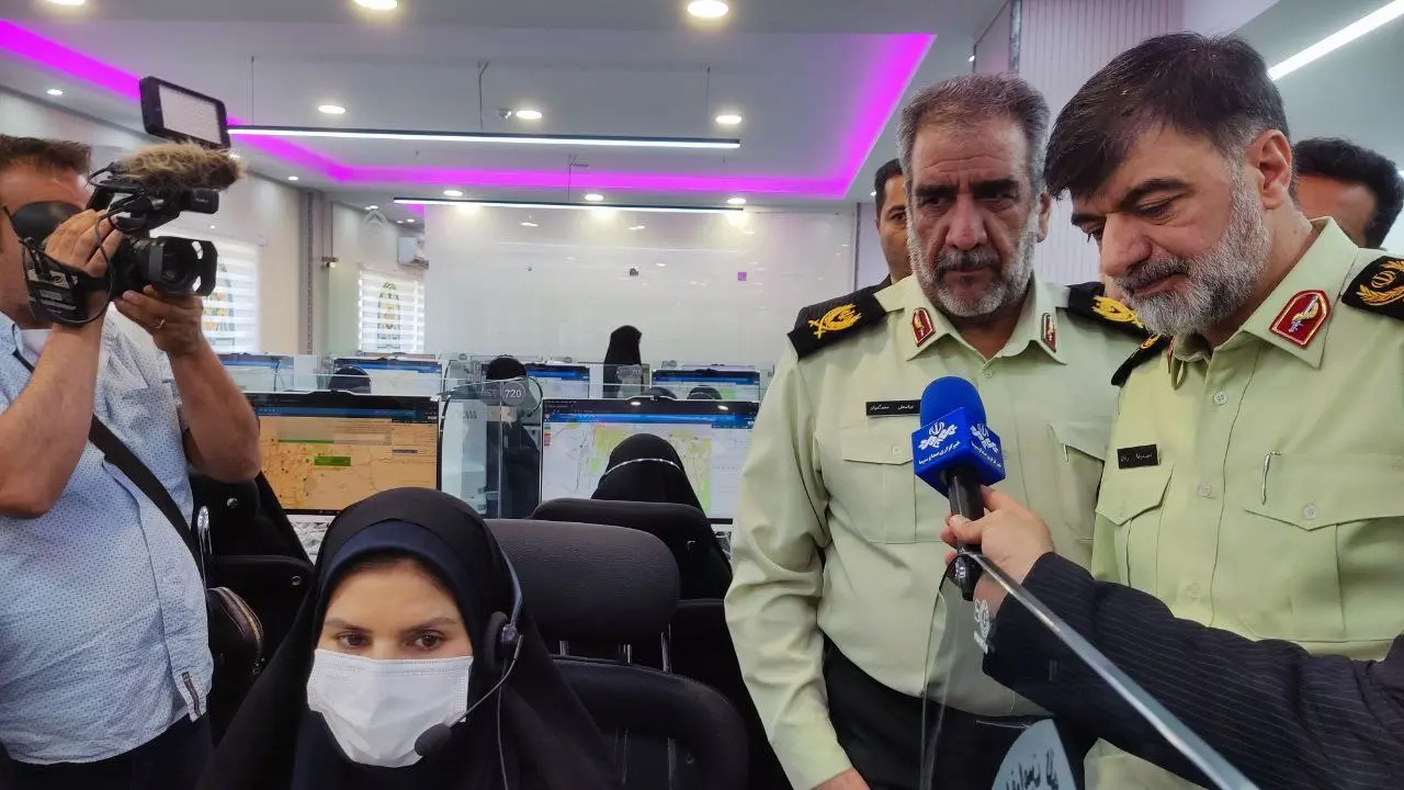 مرکز جدید ۱۱۰ تهران افتتاح شد