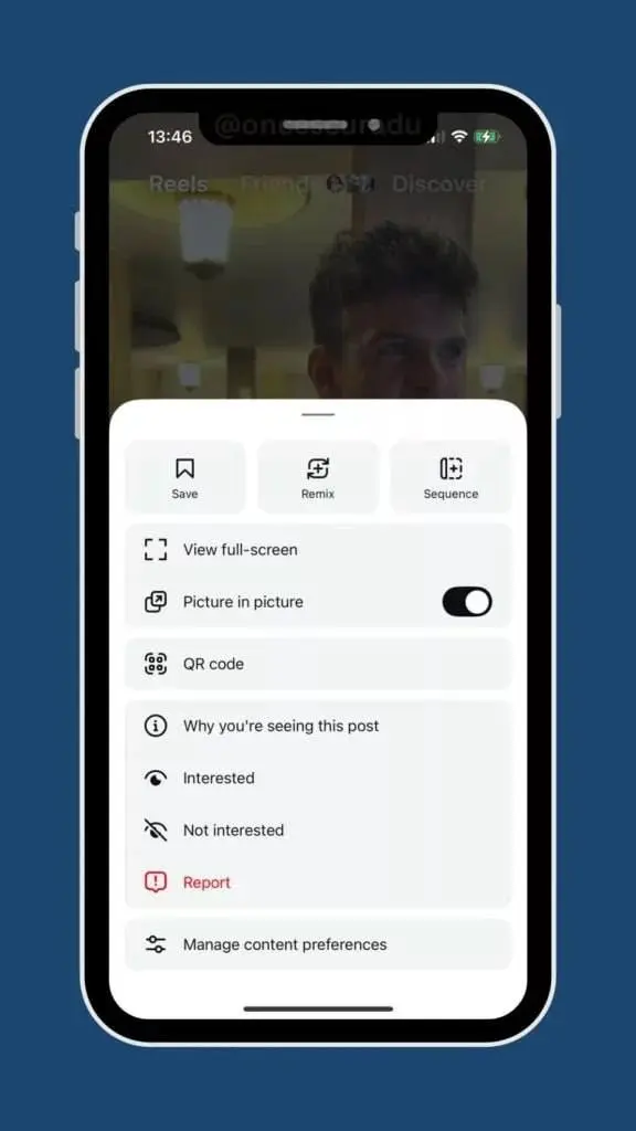 اینستاگرام قابلیت Picture-in-Picture را برای نمایش ریل‌ها آزمایش می‌کند 
