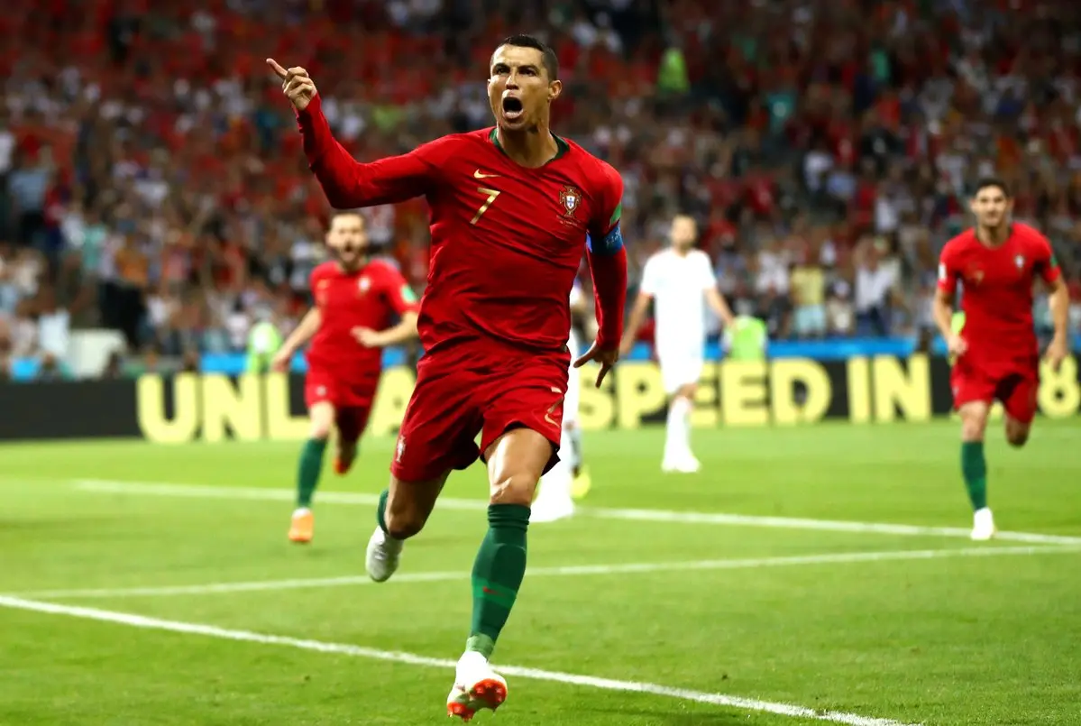 پرتغال 3 - اسپانیا 3 / گل های رونالدو برای صدرنشینی ایران