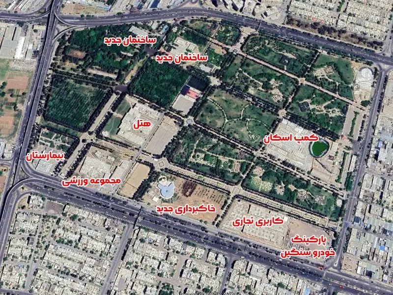 باغ جنت در محاصره سازه‌ها/ اعتراض شهروندان شیرازی به واگذاری باغ