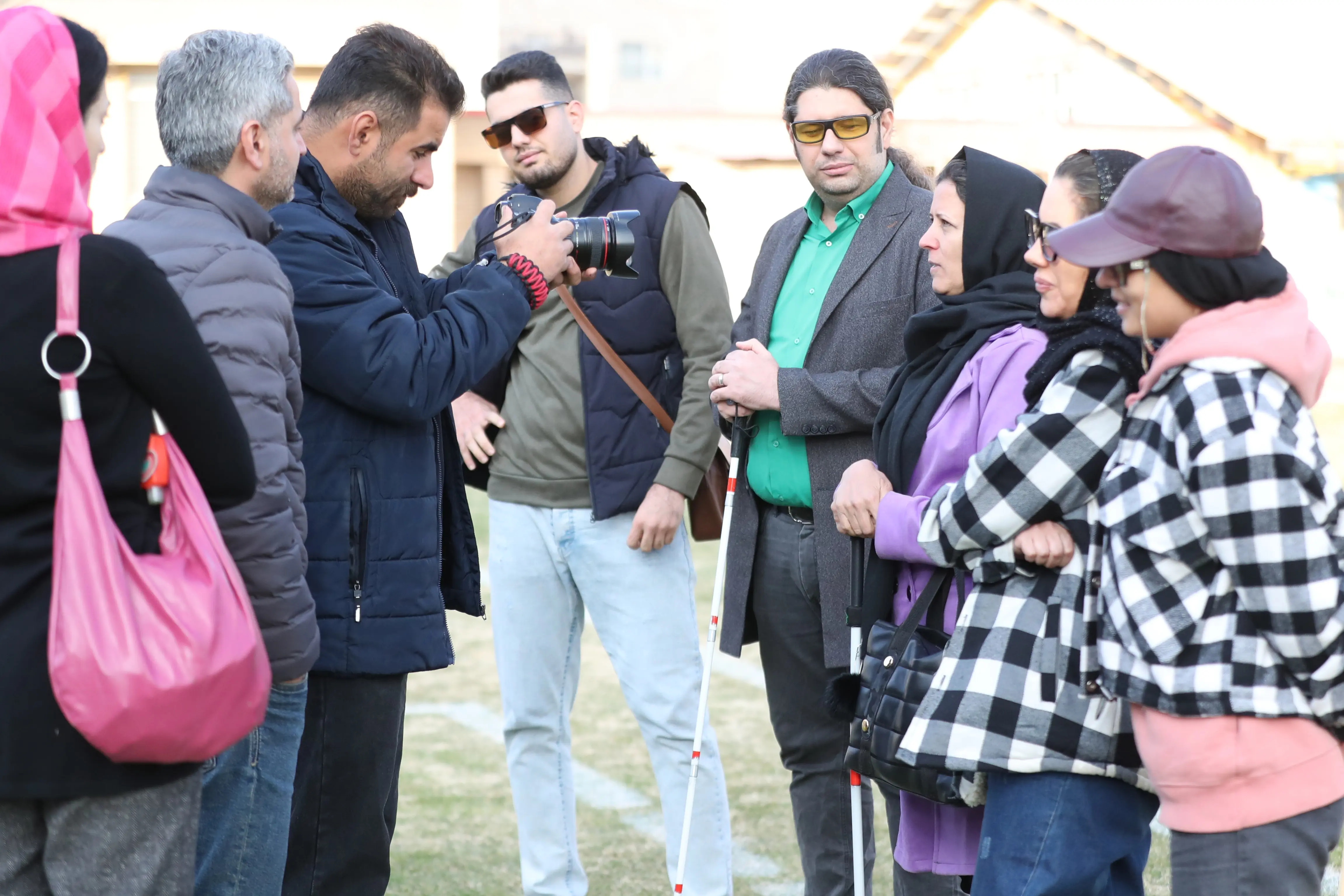 حضور پررنگ و ویژه روشندلان در تمرین شمس‌آذر