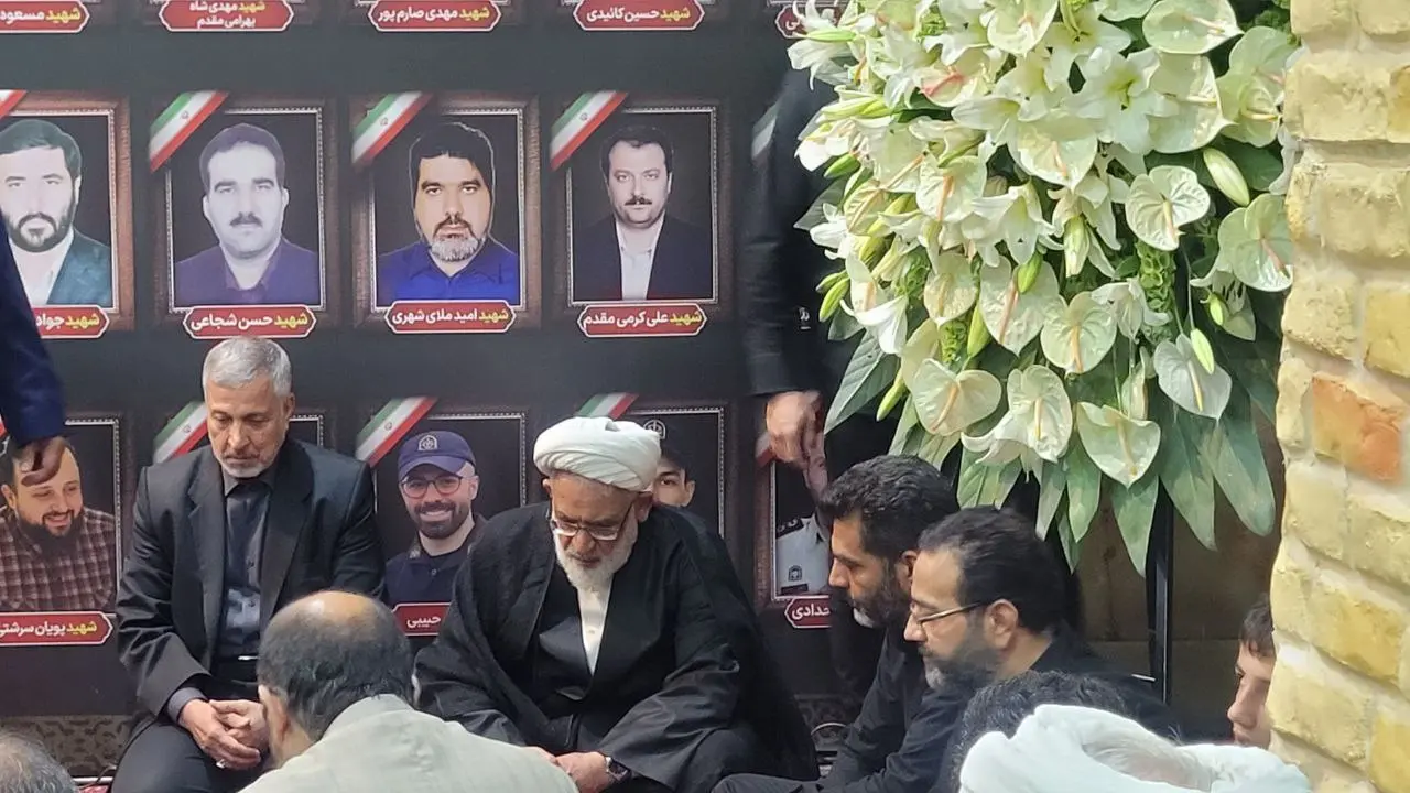 برگزاری مراسم گرامیداشت شهدای حمله رژیم صهیونیستی به زندان اوین + تصاویر