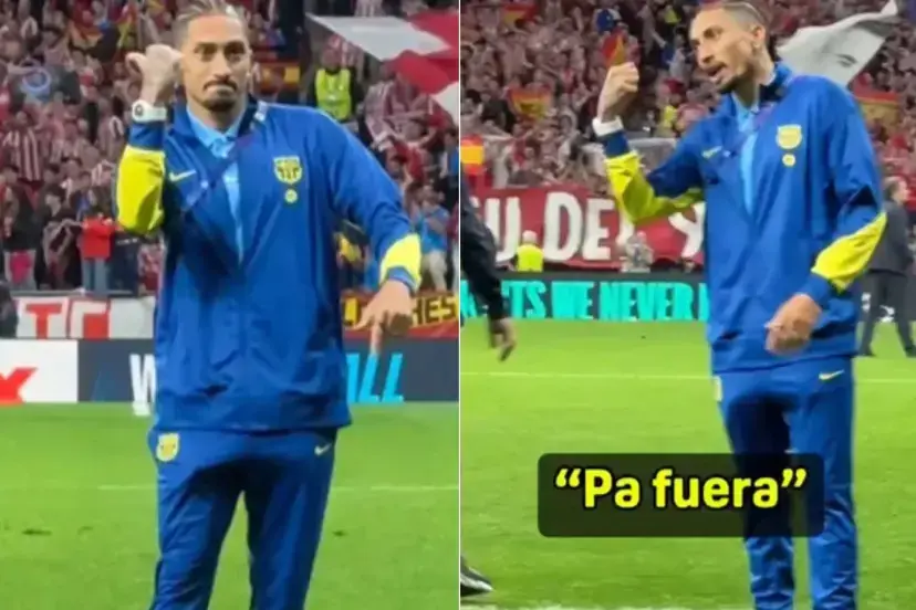 دهن‌کجی جنجالی رافینیا به مادریدی‌ها (عکس)