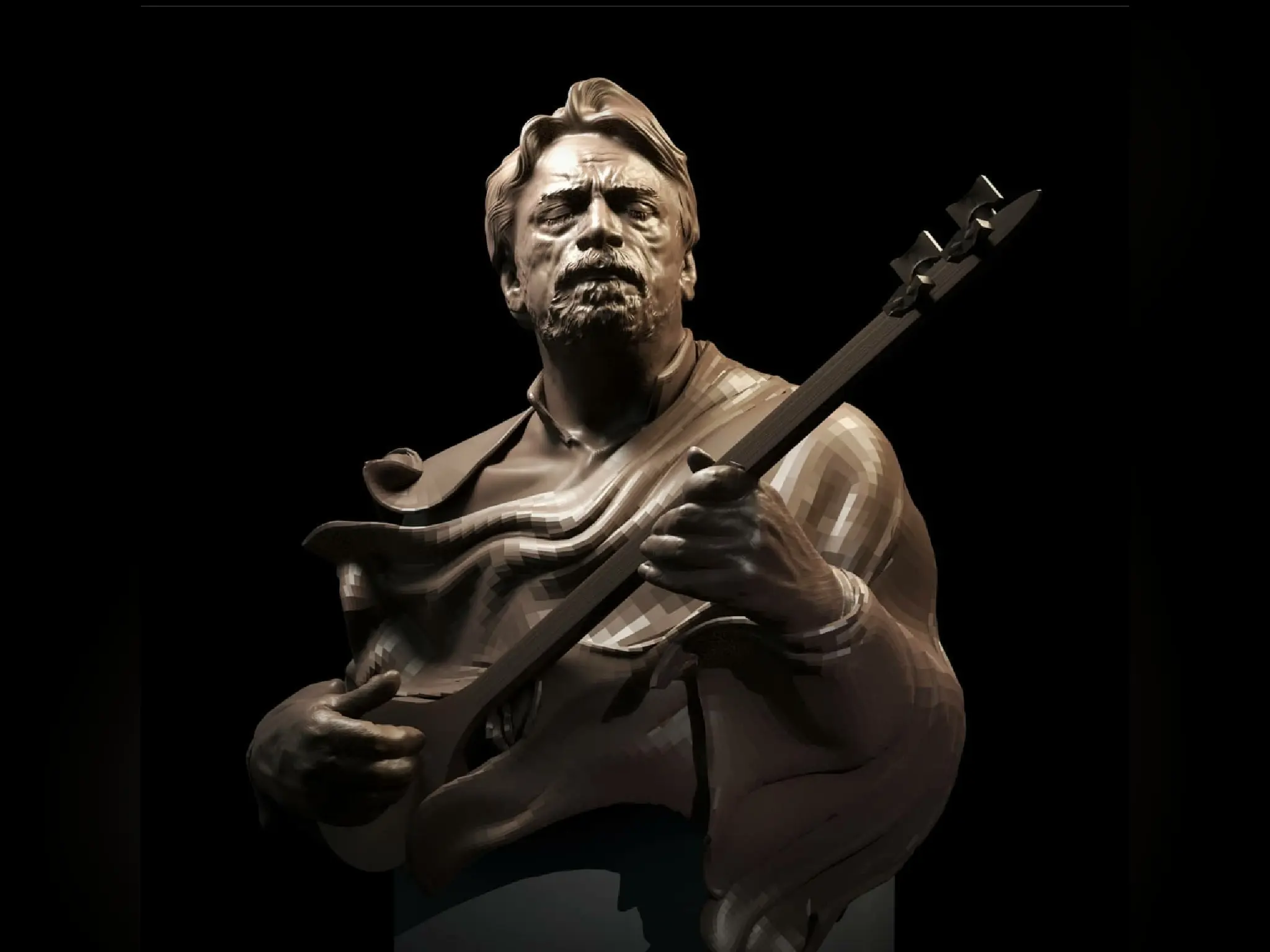 ساخت سردیس حسین علیزاده با چشمان بسته ریسکی بود که آن را پذیرفتم