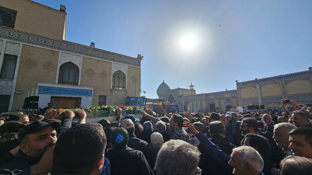 تشییع پیکر شهید غیب‌پرور در شیراز