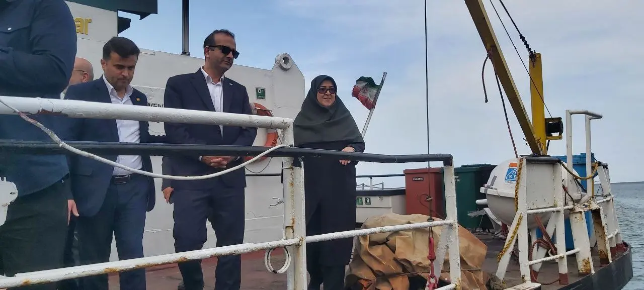 بازدید سخنگوی دولت از مجتمع بندری کاسپین