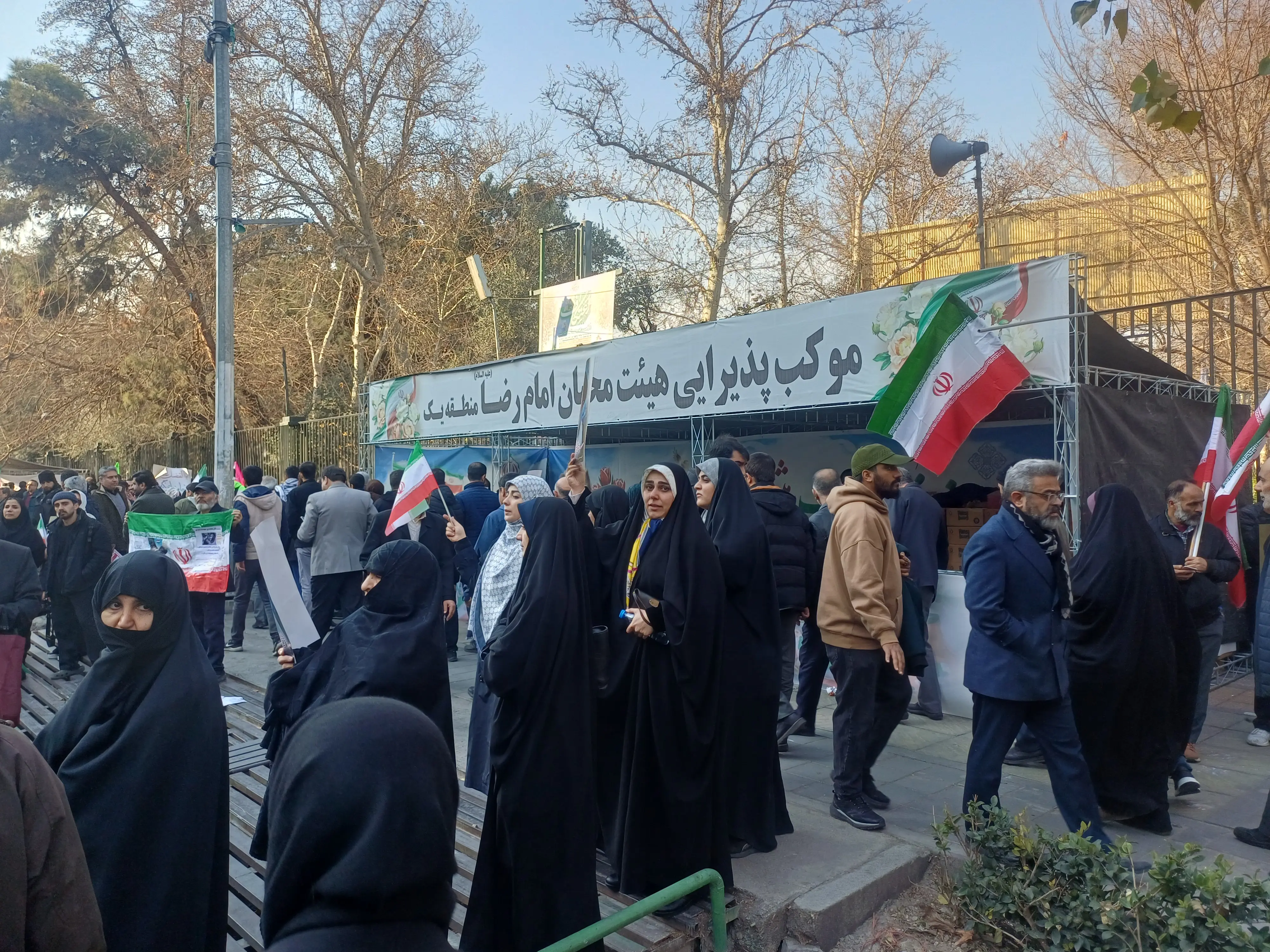 تجمع تهرانیها در محکومیت اقدامات آمریکا و رژیم صهیونیستی علیه ملت ایران + تصاویر