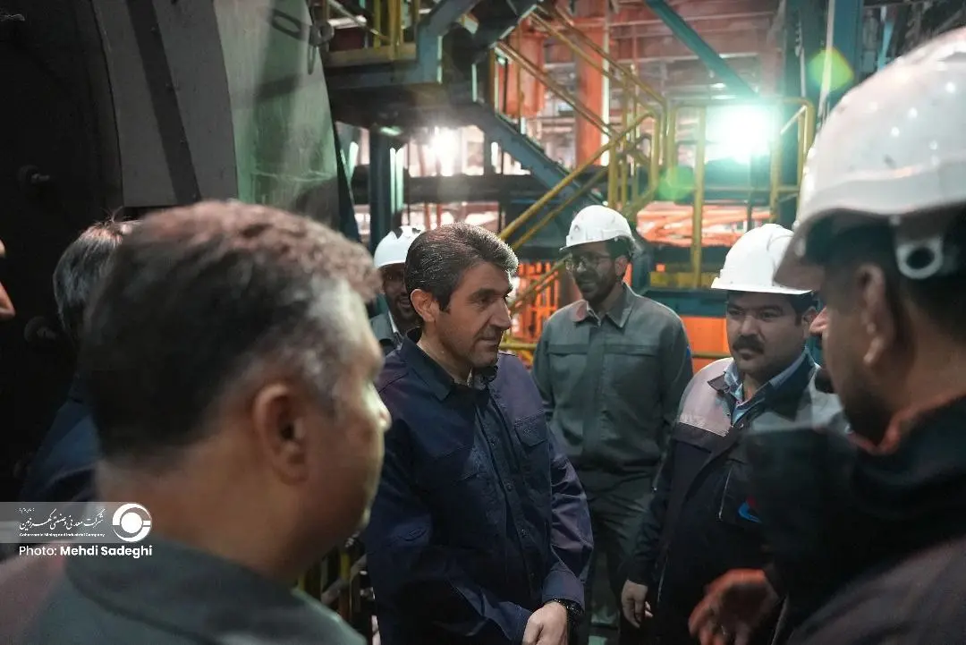 گزارش تصویری بازدید امرایی از واحدهای عملیاتی شیفت شب شرکت گهرزمین