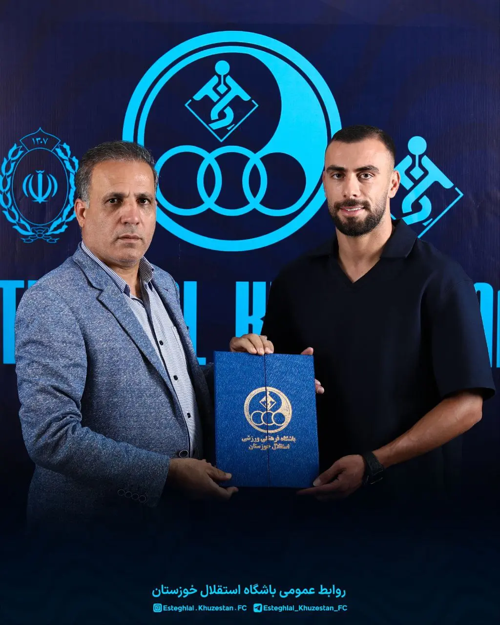 خرید جدید استقلال خوزستان؛ عارف رستمی آبی‌پوش شد