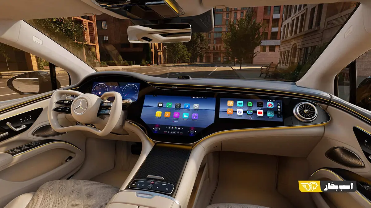 مرسدس بنز EQS مدل ۲۰۲۷ به بازار آمد + تصاویر | داخل کابین این سدان الکتریکی را ببینید