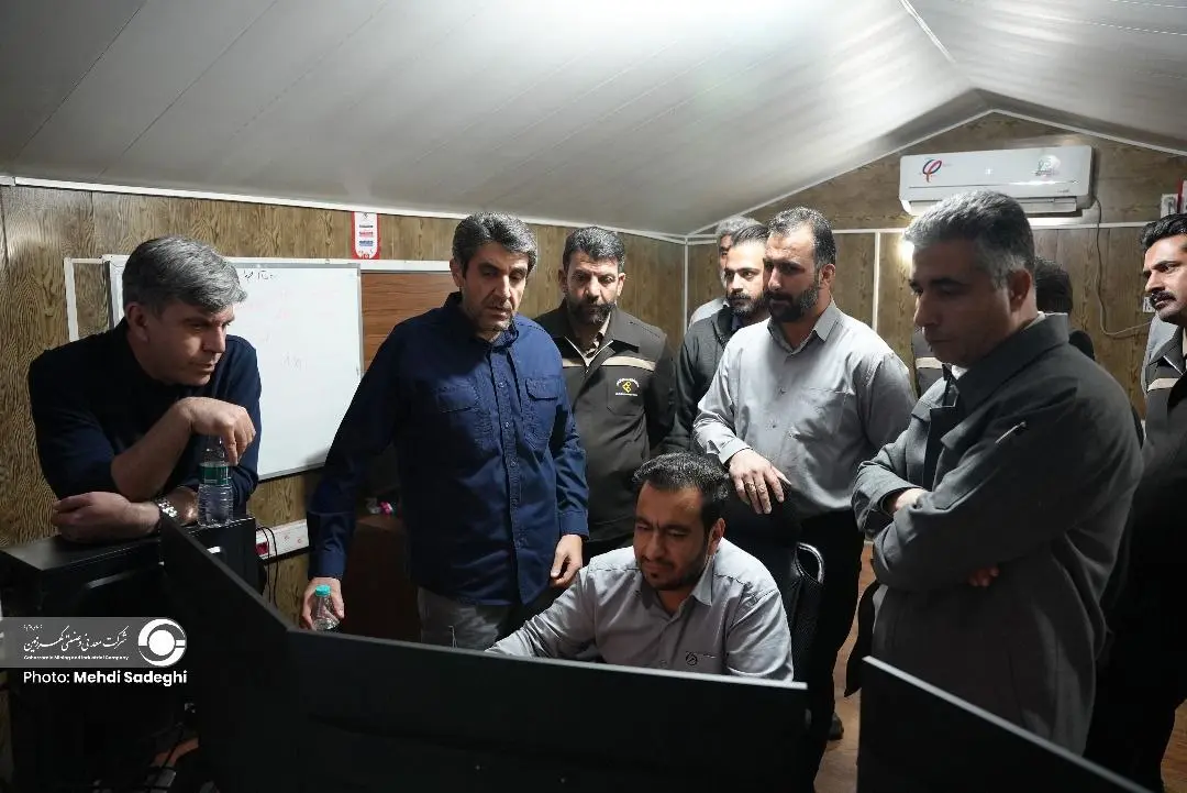 گزارش تصویری بازدید امرایی از واحدهای عملیاتی شیفت شب شرکت گهرزمین