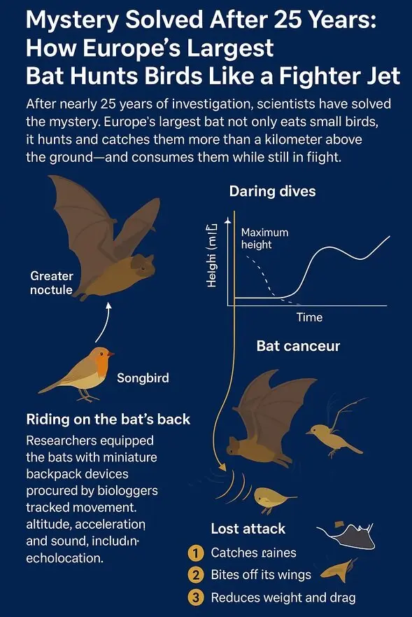 خفاشها چطور مثل جنگنده پرندهها را شکار کرده و در آسمان میبلعند