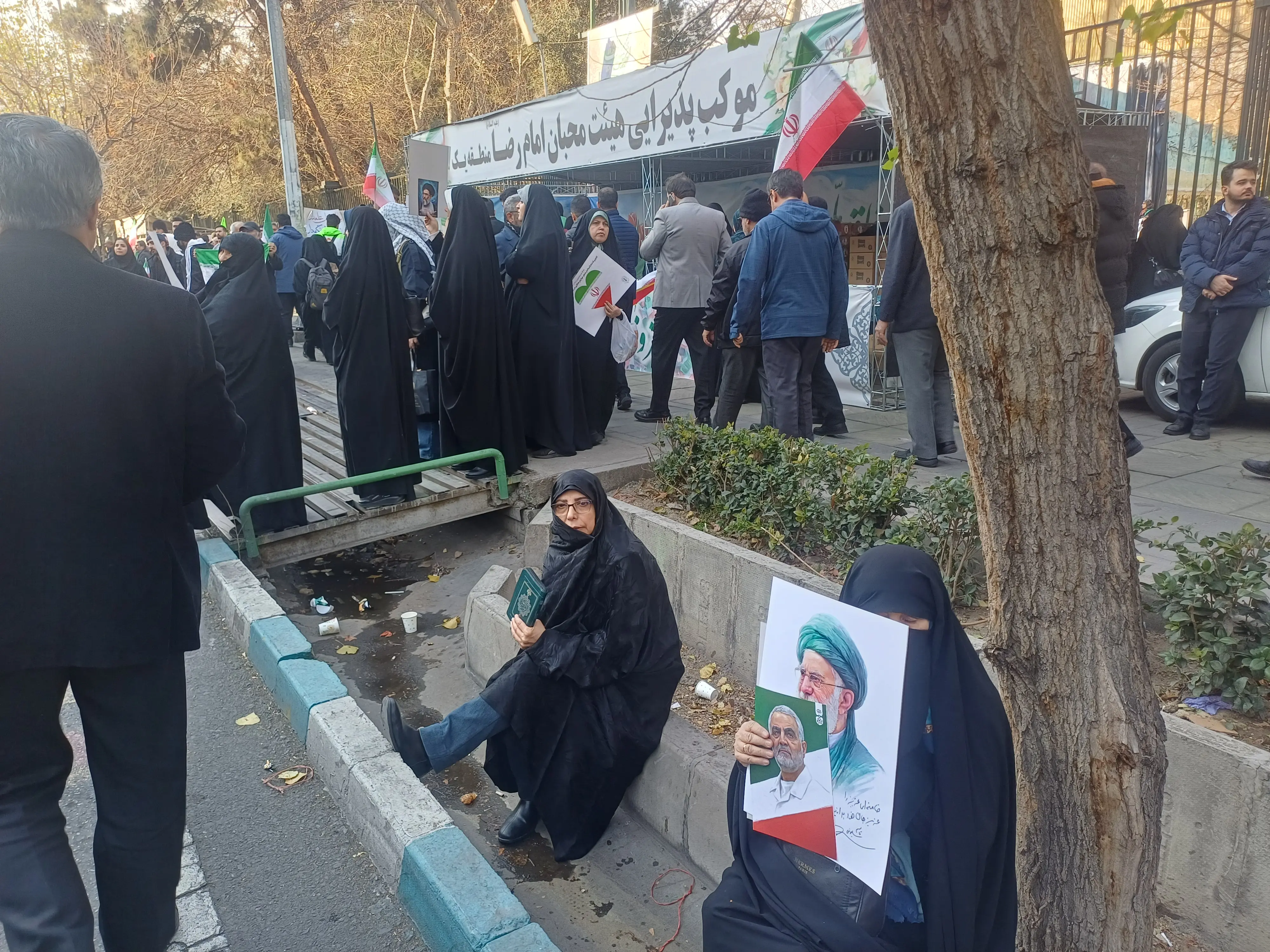 تجمع تهرانیها در محکومیت اقدامات آمریکا و رژیم صهیونیستی علیه ملت ایران + تصاویر