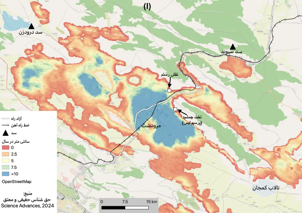 تخت جمشید سالانه ۳۰ سانتیمتر فرو می رود/ میراث جهانی در محاصره ۵هزار چاه غیرمجاز
