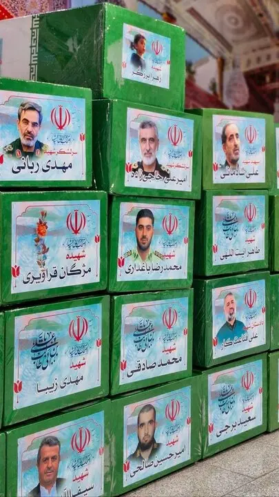 تشییع باشکوه پیکر شهدای حمله رژیم صهیونیستی در پایتخت + عکس و فیلم
