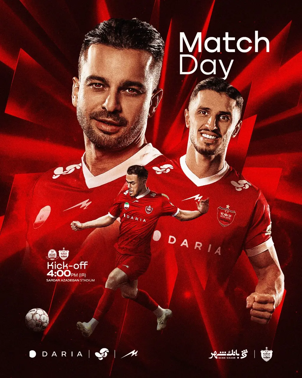 حساب ویژه پرسپولیس روی سه ستاره (عکس)