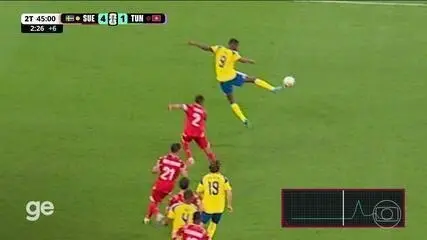 چیپ هوشمند توپ به کمک VAR آمد؛ تأیید گل سوئد مقابل تونس