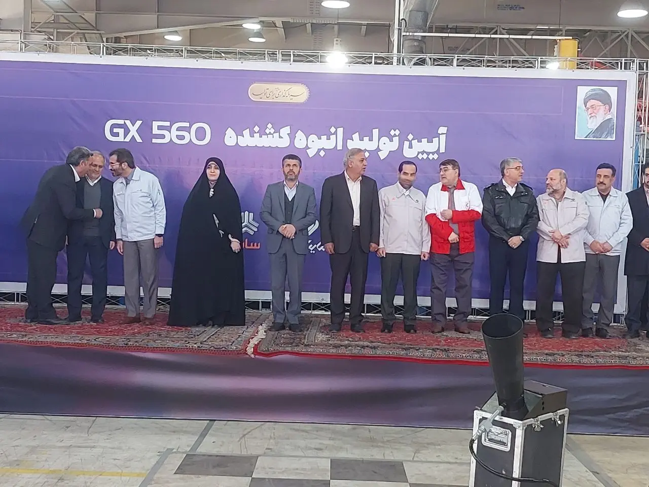 افتتاح خط تولید کشنده جدید GX560 سایپادیزل با حضور مدیران ارشد سایپا