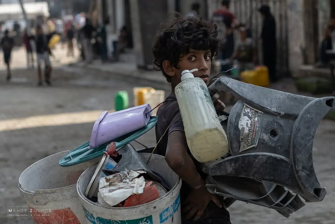 آخرین وضعیت غزه از دریچه دوربین مهدی زعرب +عکسها