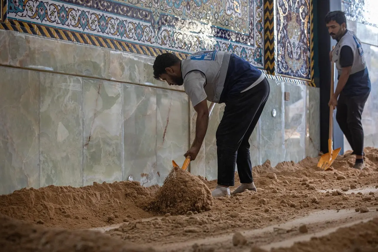 تصاویر متفاوت از آماده سازی کربلا برای مراسم خاص روز عاشورا + عکس