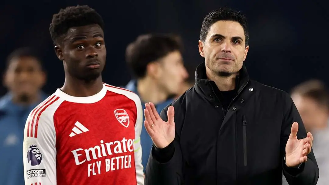 احتمال غیبت ساکا مقابل منچسترسیتی قوت گرفت