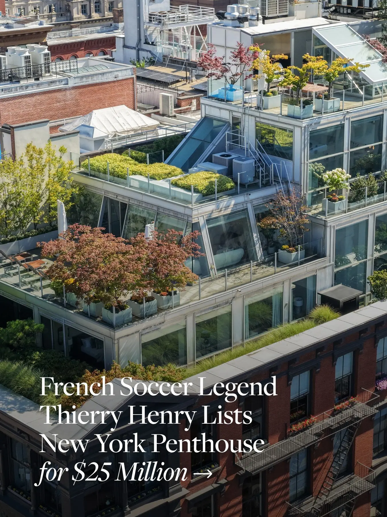 درخواست ۲۲ میلیون دلاری تیری آنری برای پنتهاوس اعیانیاش