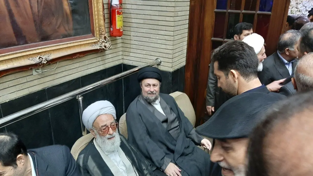 حضور پزشکیان و جمعی از چهرههای سیاسی در مراسم ختم احمد ناطق نوری + تصاویر