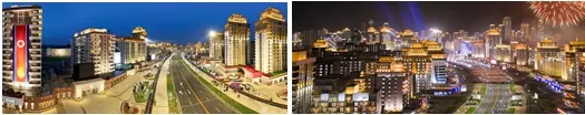 New Street in Pyongyang: DPR Korea
