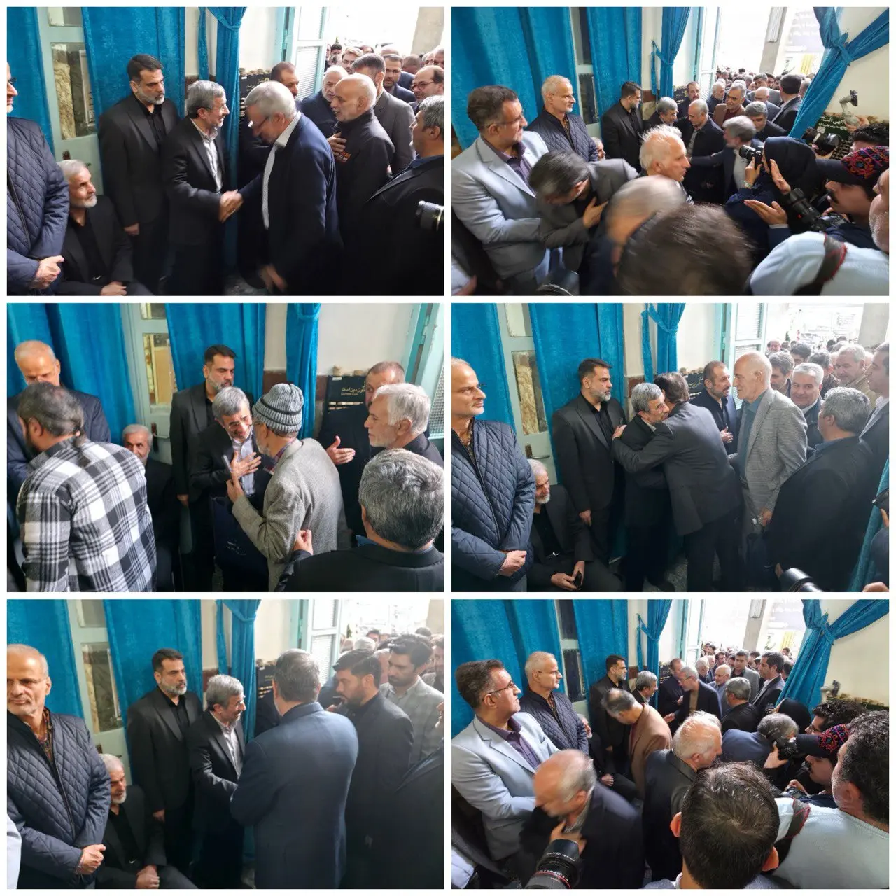 برگزاری مراسم ترحیم خواهر محمود احمدی‌نژاد + تصاویر