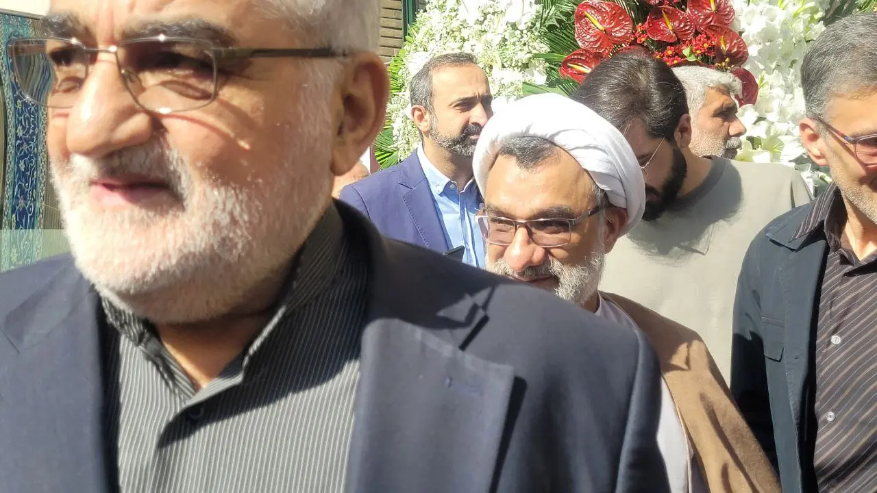 برگزاری مراسم ترحیم مادر حداد عادل + تصاویر