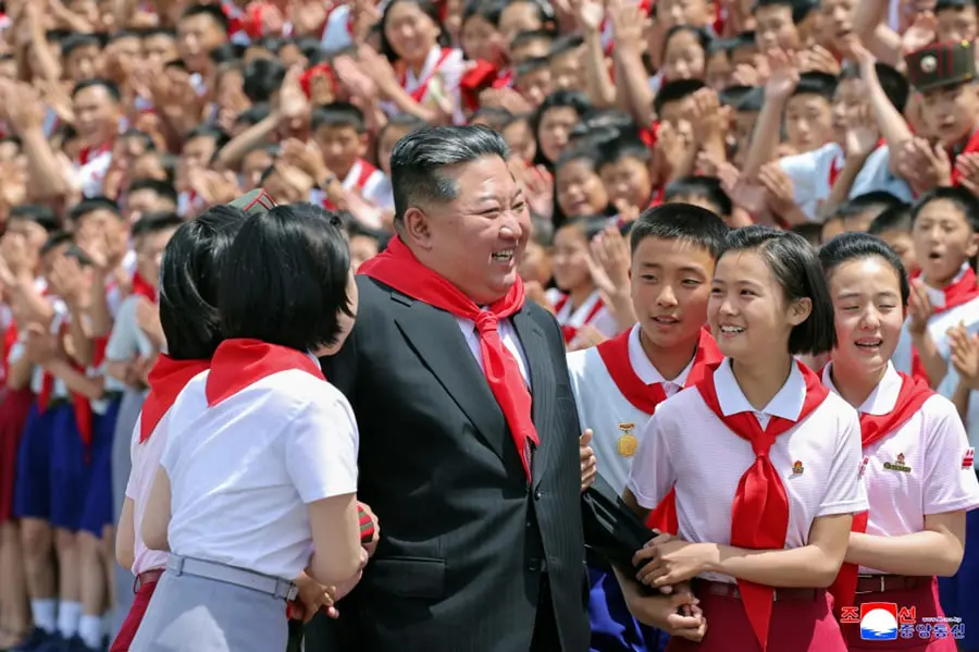 DPRK Leader Shares Moments with Children
