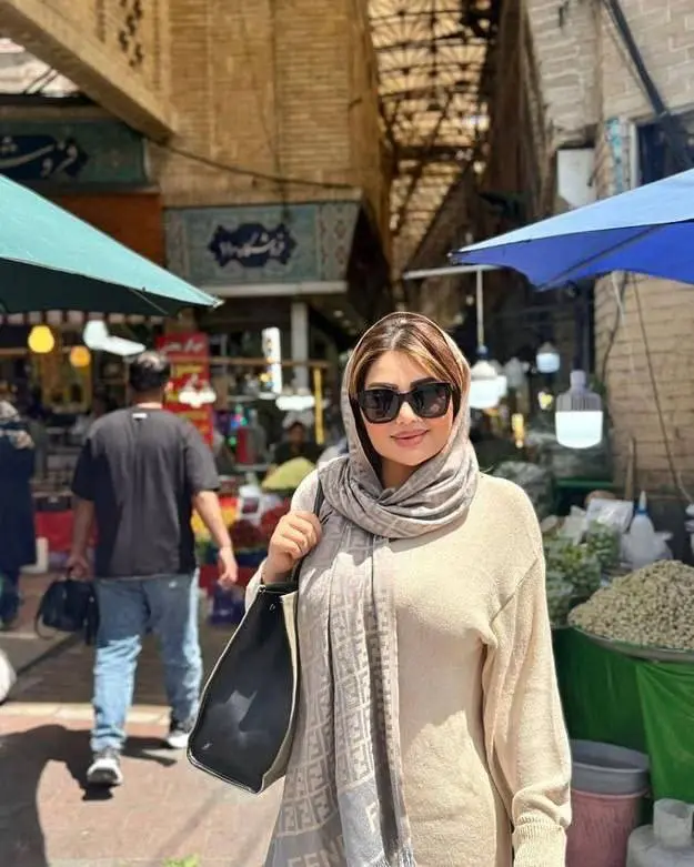 تهران‌گردی هدیل علیان مجری سرشناس عرب پس از مصاحبه با عراقچی + عکس