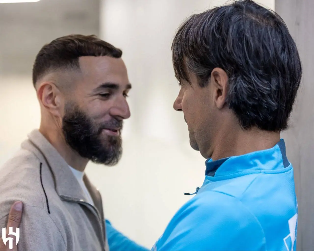 اولین حضور کریم بنزما در باشگاه الهلال عربستان (عکس)