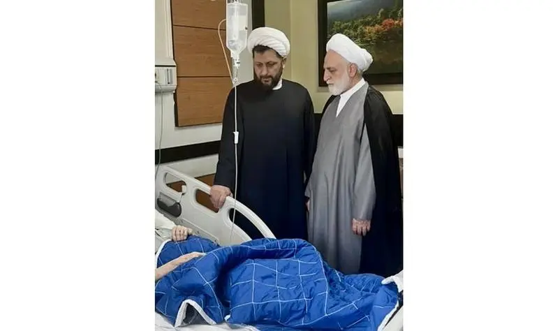 عیادت رئیس قوه قضاییه از آیت‌الله نوری همدانی