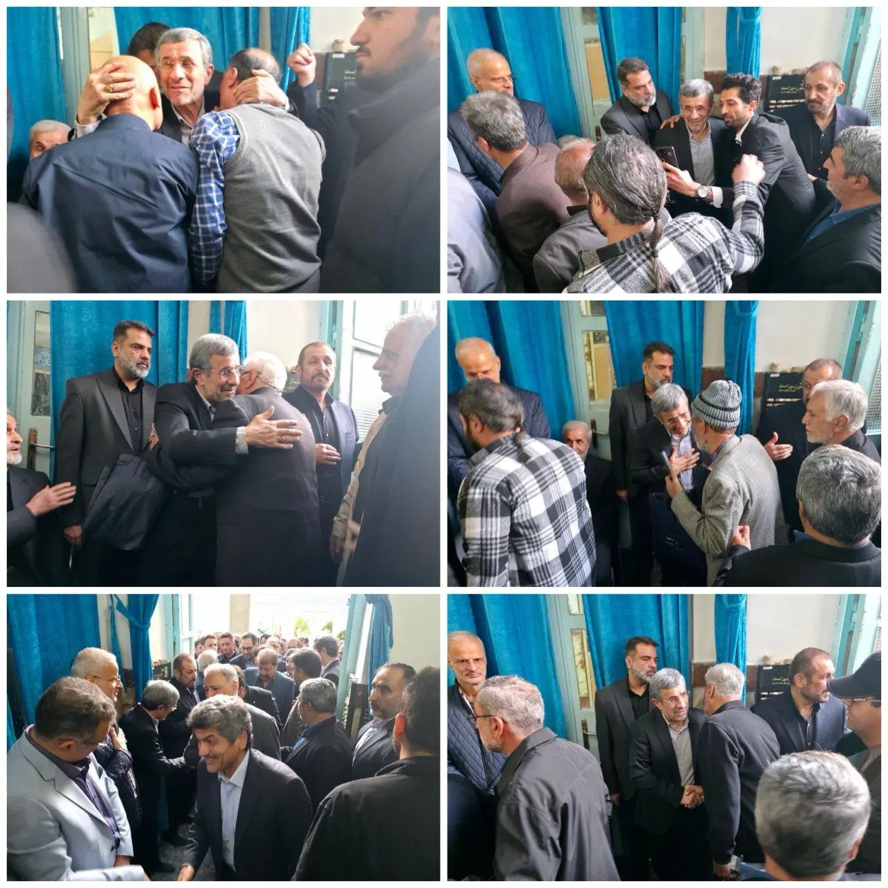 برگزاری مراسم ترحیم خواهر محمود احمدی‌نژاد + تصاویر