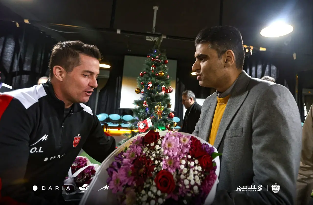 تبریک باشگاه پرسپولیس به مربیان و بازیکنان مسیحی به مناسبت کریسمس