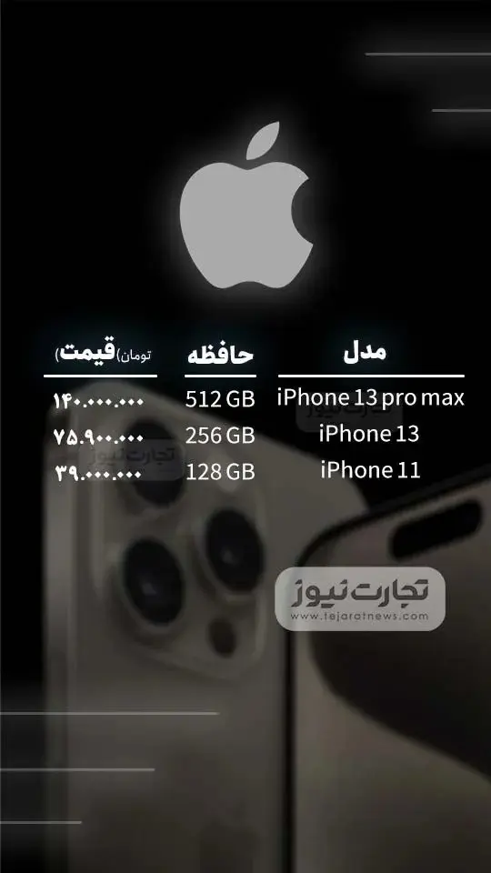 قیمت گوشی موبایل امروز ۱۶ اردیبهشت ۱۴۰۴ + جدول