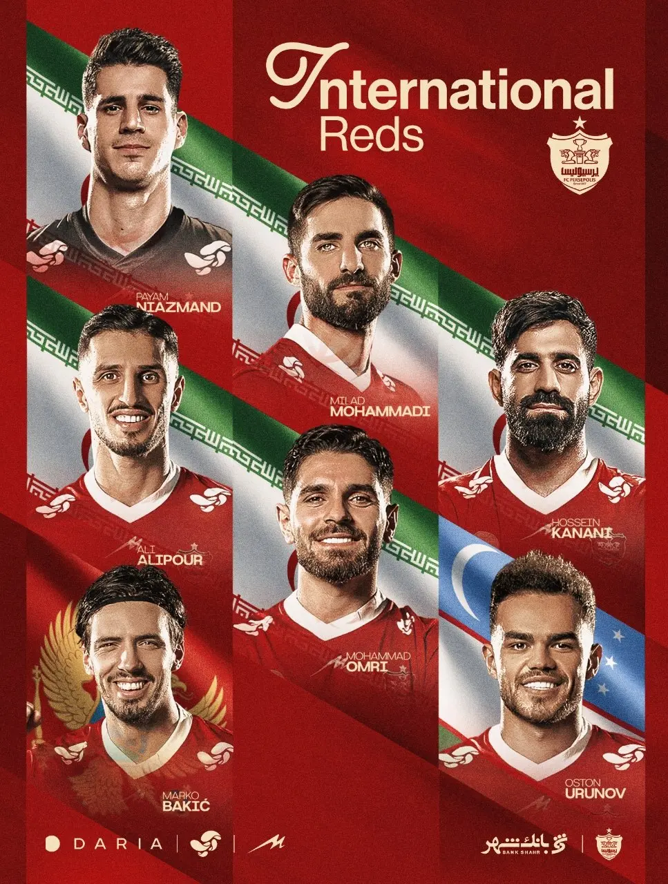 حضور پررنگ ستاره‌های استقلال و پرسپولیس در اردوهای ملی