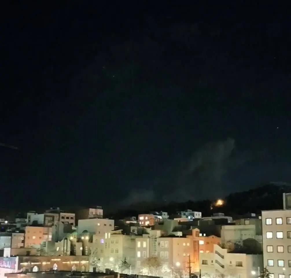 وقوع چند انفجار شدید در شرق تبریز