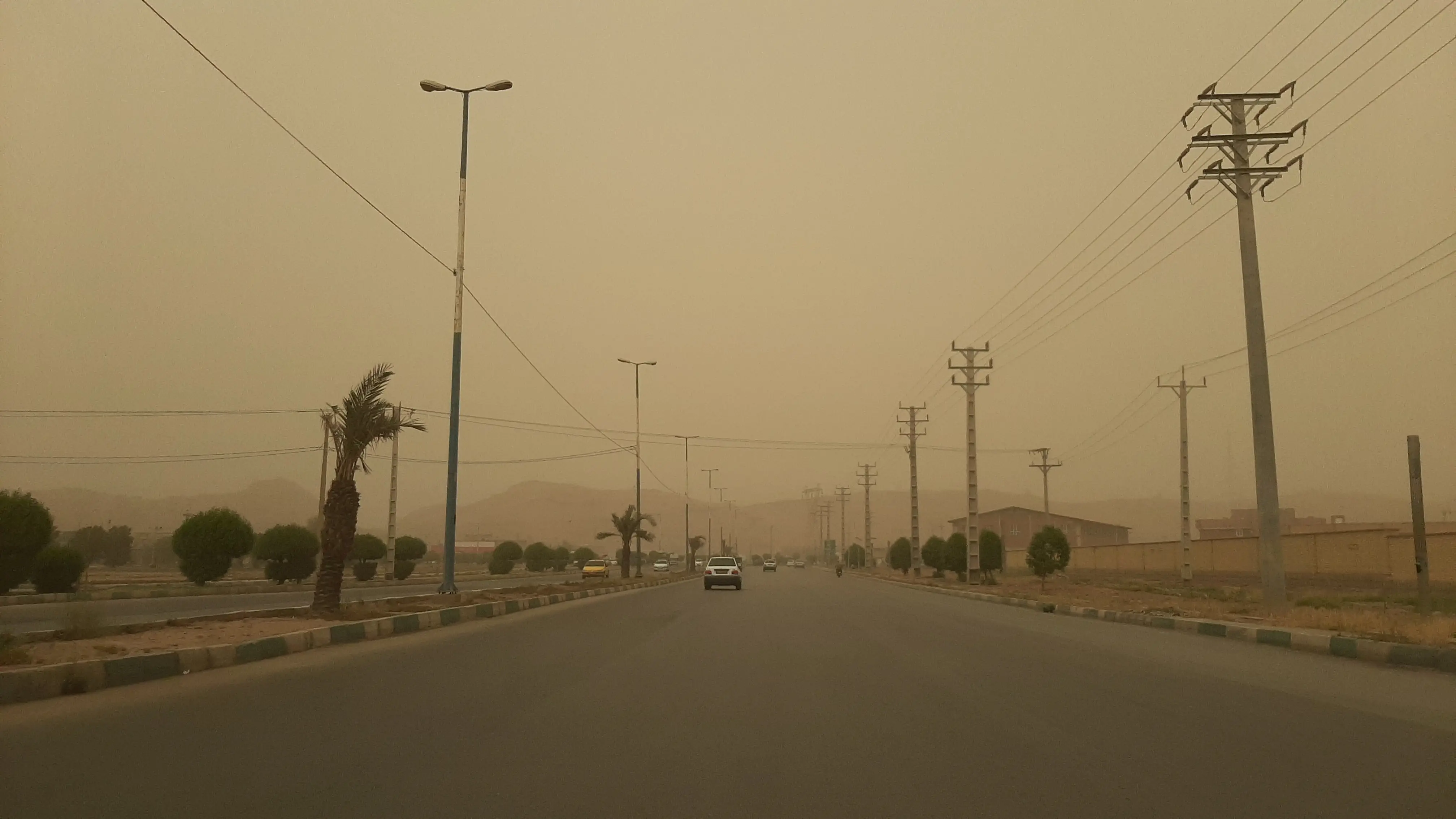 گزارش تصویری ایلنا از گرد وخاک در اهواز