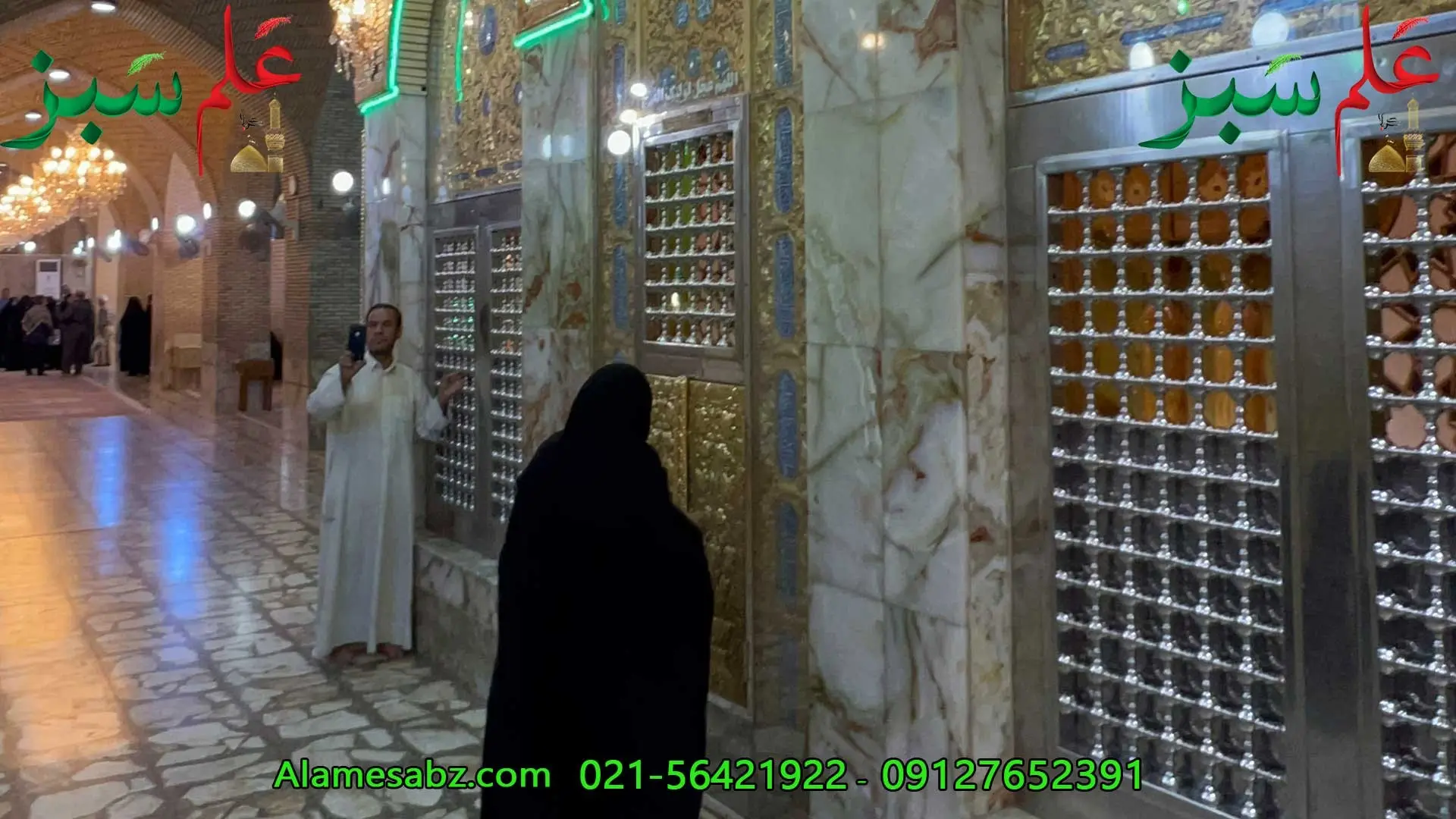 ارزان ترین تور هوایی کربلا با علم سبز