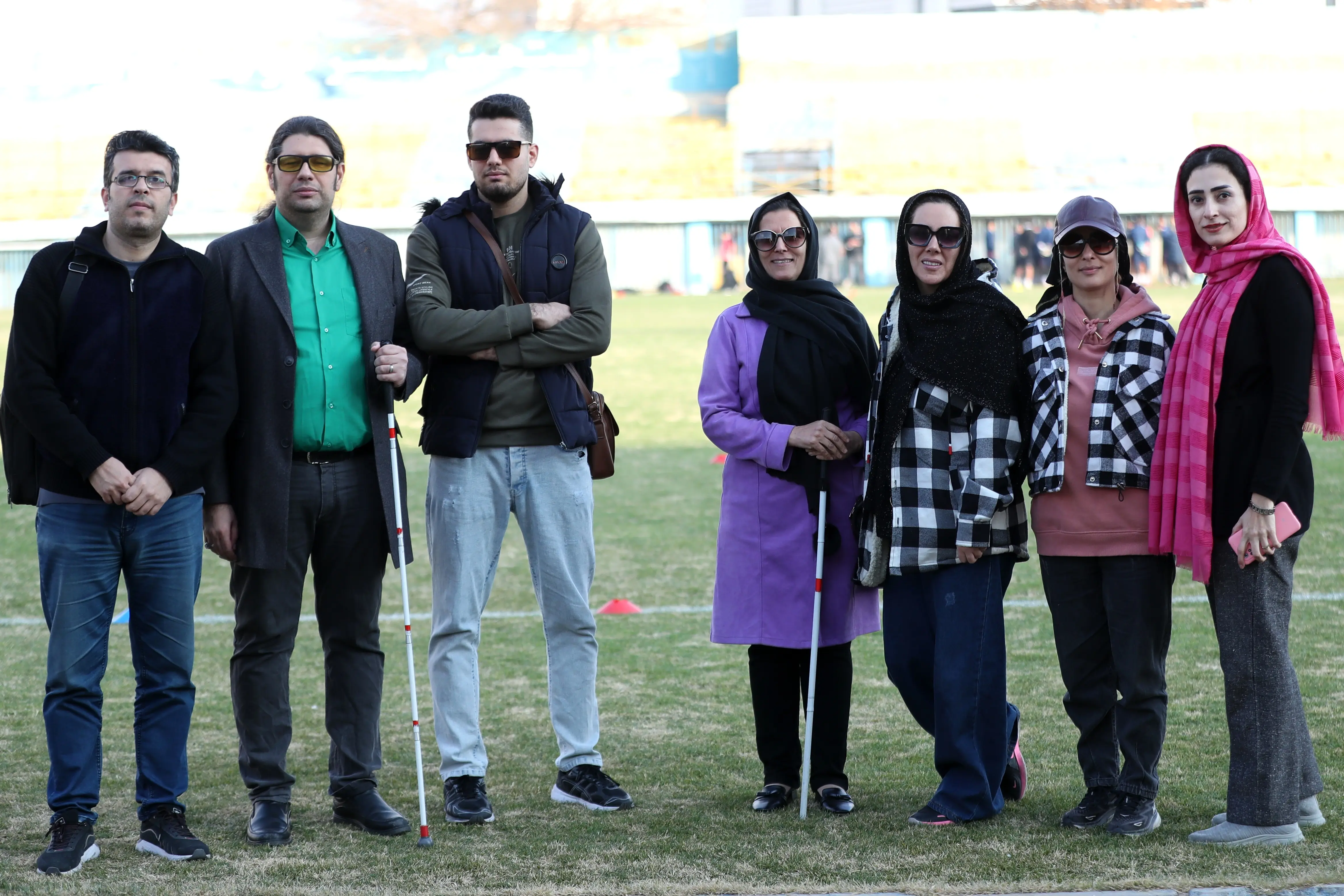 حضور پررنگ و ویژه روشندلان در تمرین شمس‌آذر