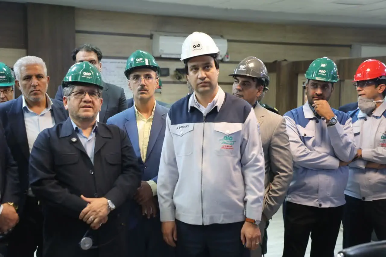 بازدید جبارعلی ذاکری، مدیرعامل راه آهن جمهوری اسلامی ایران از شرکت فولاد سنگان