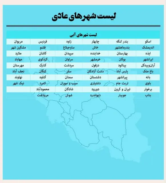 آخرین وضعیت رنگبندی کرونایی در کشور/۳۶ شهر در وضعیت قرمز