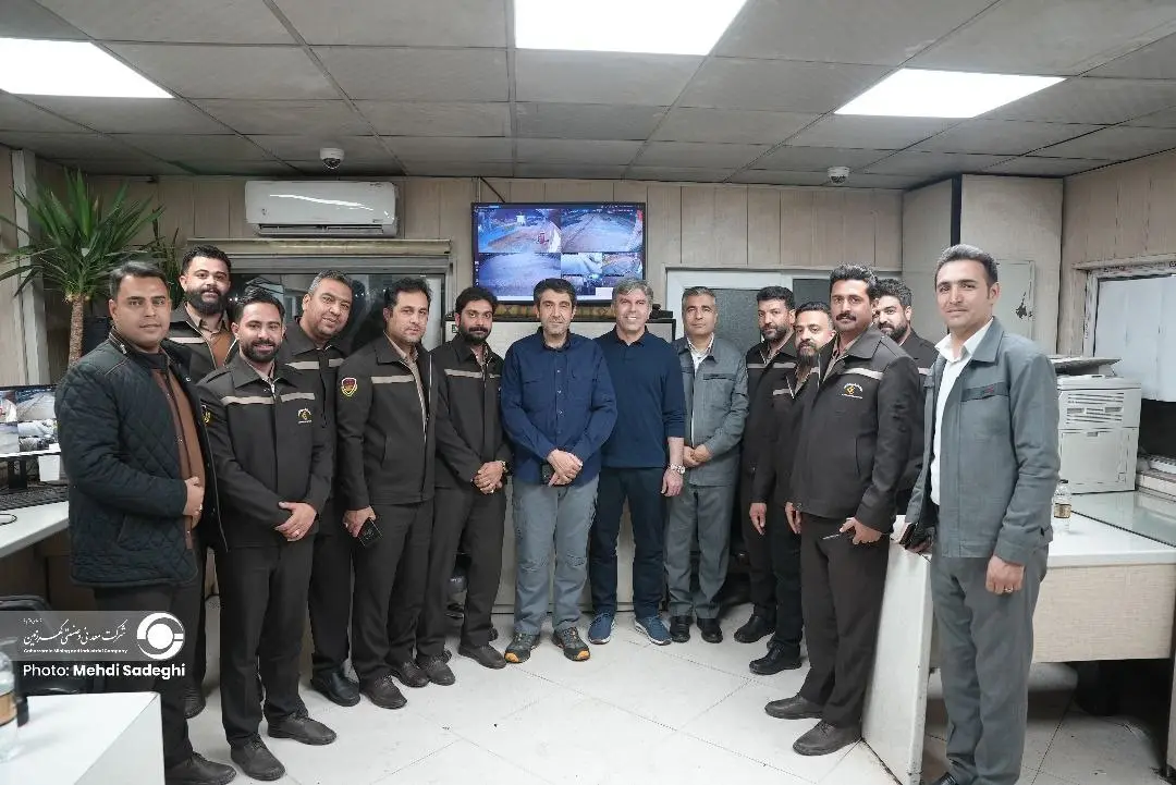 گزارش تصویری بازدید امرایی از واحدهای عملیاتی شیفت شب شرکت گهرزمین