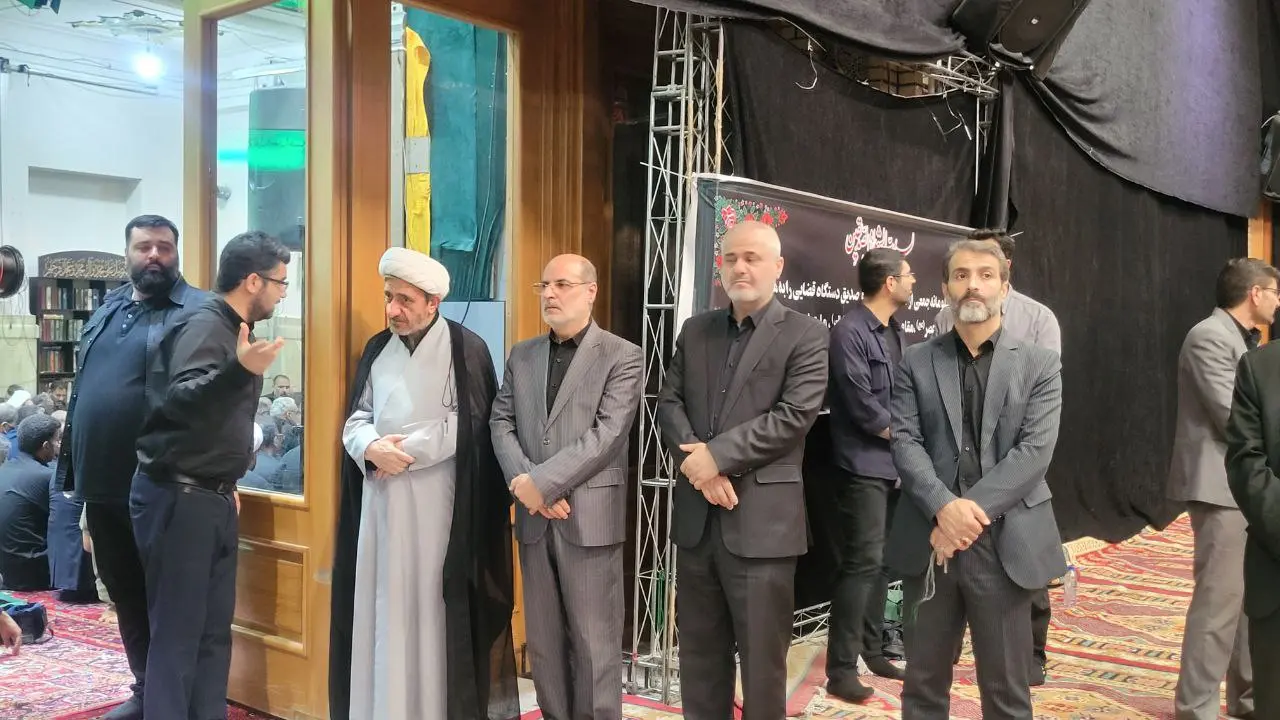 برگزاری مراسم گرامیداشت شهدای حمله رژیم صهیونیستی به زندان اوین + تصاویر