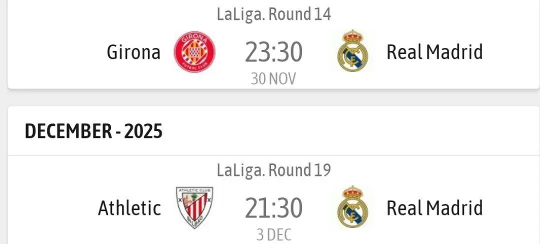 رئال باید در کمتر از ۷۲ ساعت دو بازی انجام دهد!